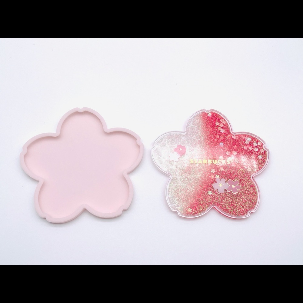 NEW STARBUCKS SAKURA CHERRY BLOSSOM PINK COASTER - Picture 4 of 6
